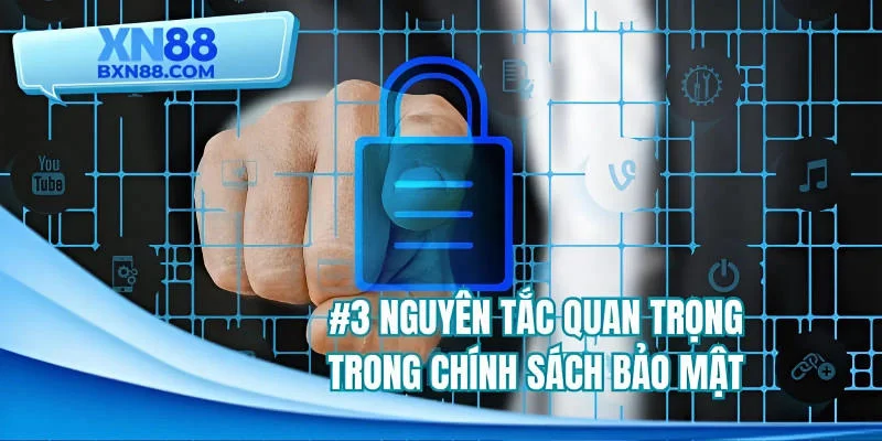 3 nguyên tắc quan trọng trong chính sách bảo mật